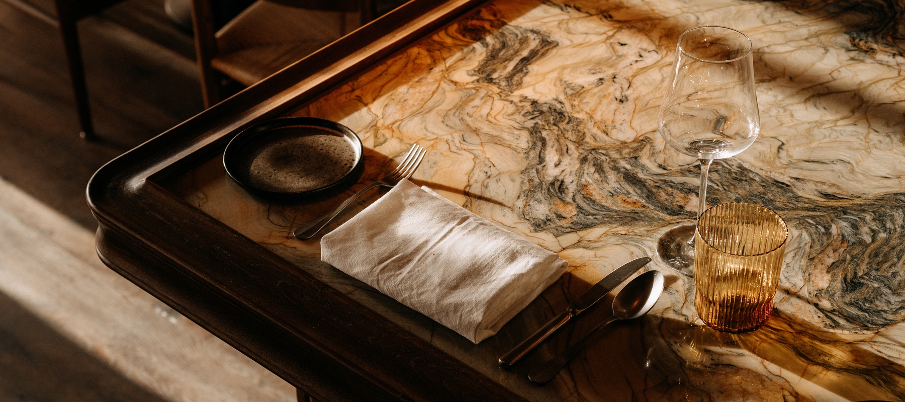 Tables at Restaurant De Mark