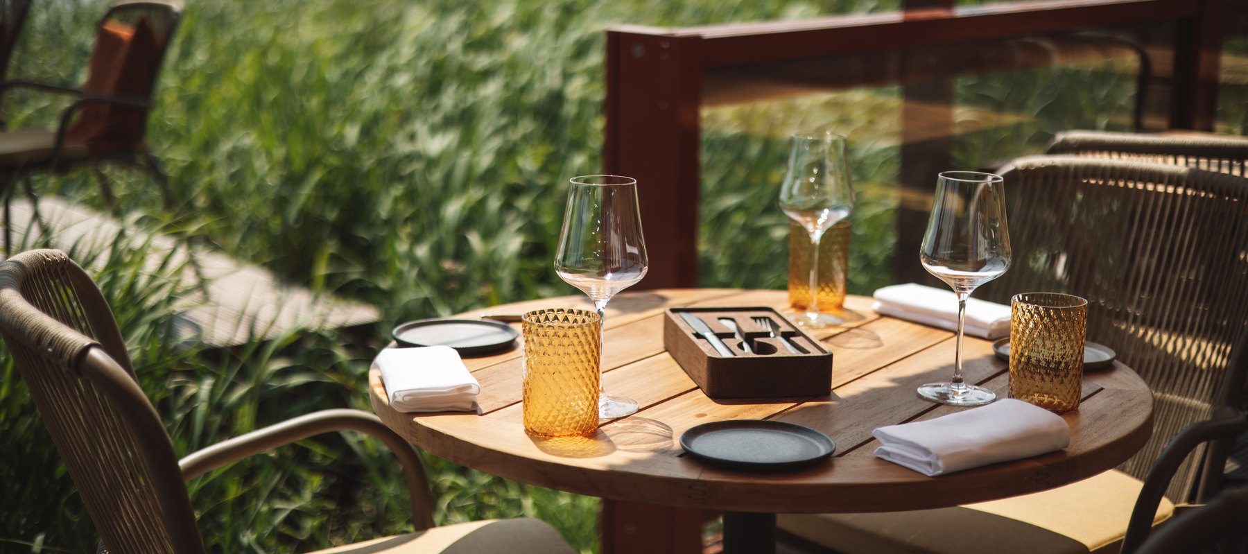 Bar Tables at Restaurant De Mark