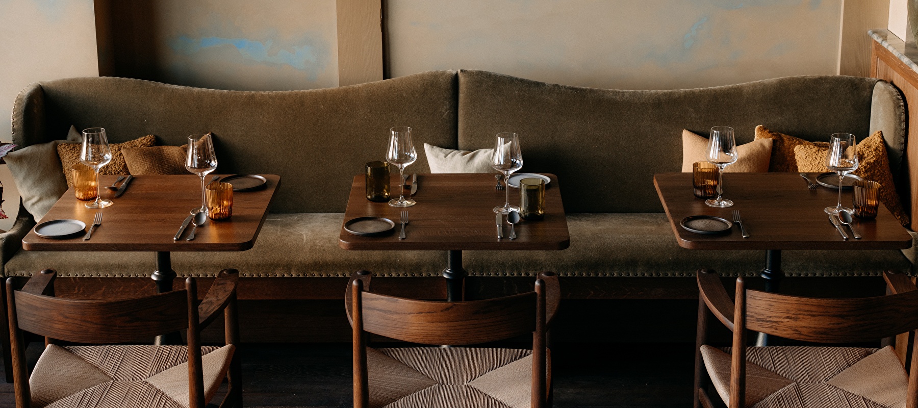 Tables at Restaurant De Mark