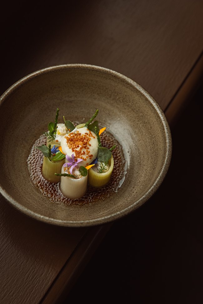 Dish at Restaurant de Mark