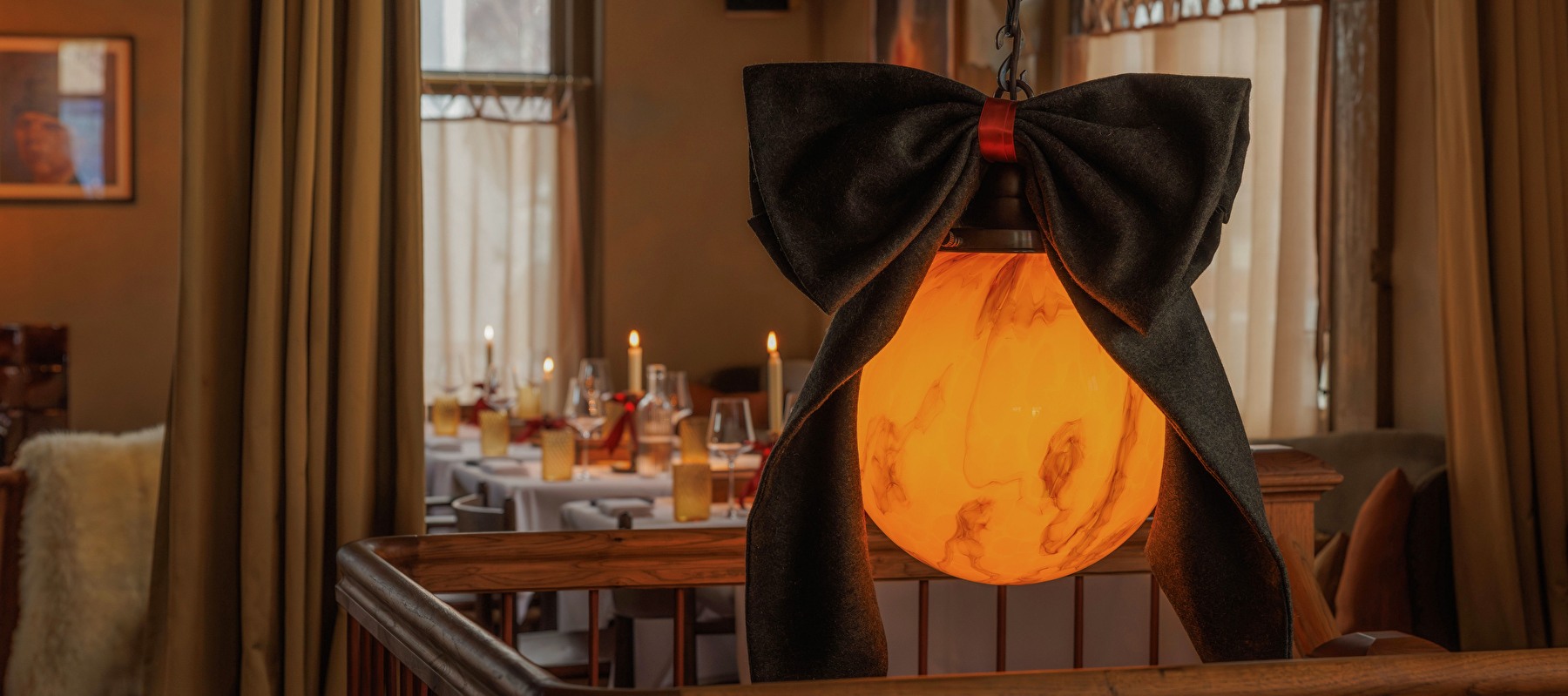 Fisherman scheurlamp van Ingo Maurer in Restaurant De Mark