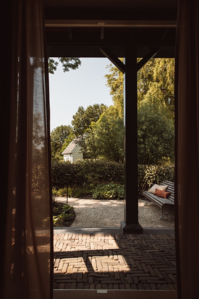 View into boutique hotel De Durgerdam